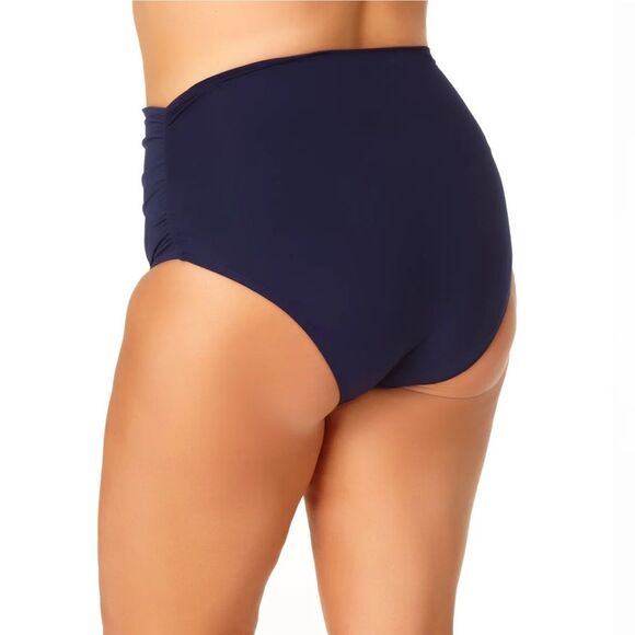 Anne Cole Women's Side Shirred High Waist
Bikini Bottom Size 22W - Picture 2 of 10